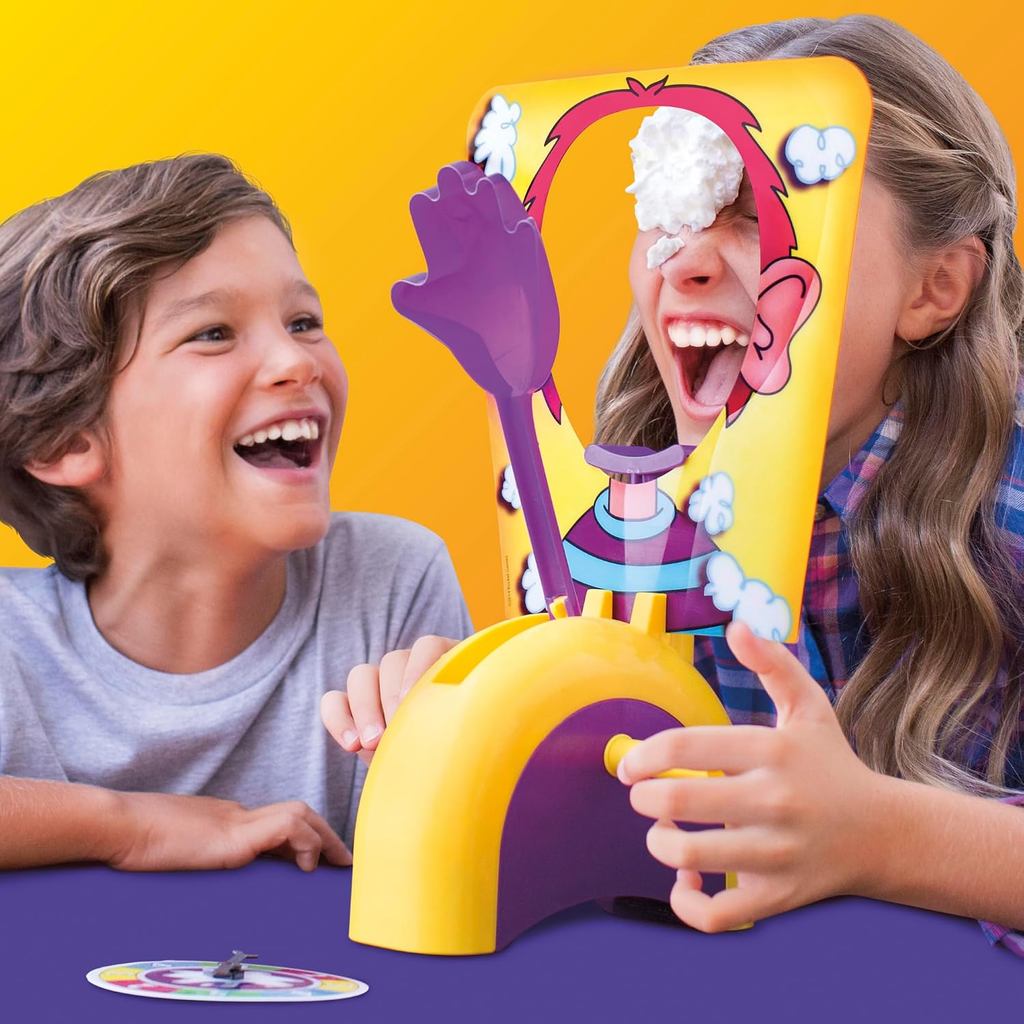 Hasbro Gaming Pie Face Game | Whipped Cream Family Board Game for Kids | Ages 5 and Up | for 2 or More Players