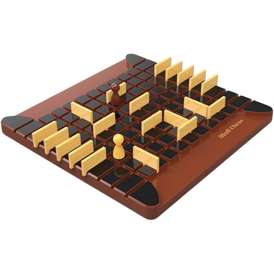 Quoridor Wall Chess Game, Amazing Maze, Ages 5+, 2-4 Players, 15 Minutes Playing Time