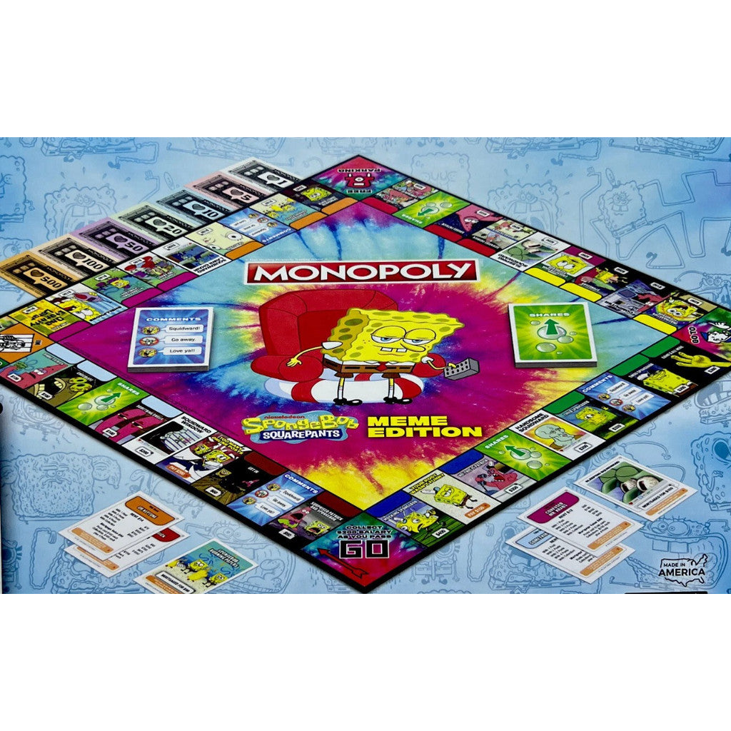Monopoly Spongebob Squarepants Meme Edition | Based on Nickelodeon Show