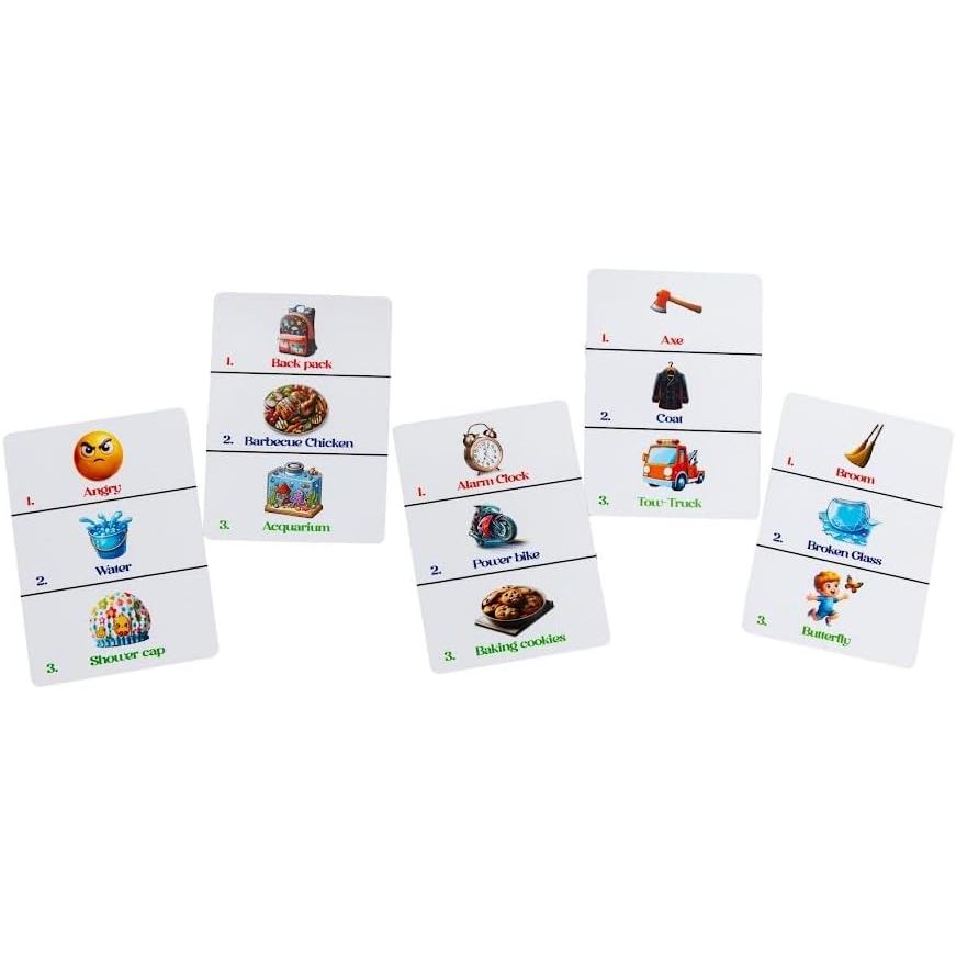 Family Charades - for Kids & Families | 4+ Players | Family Bonding Game | Stocking Stuffers | Ages 4+