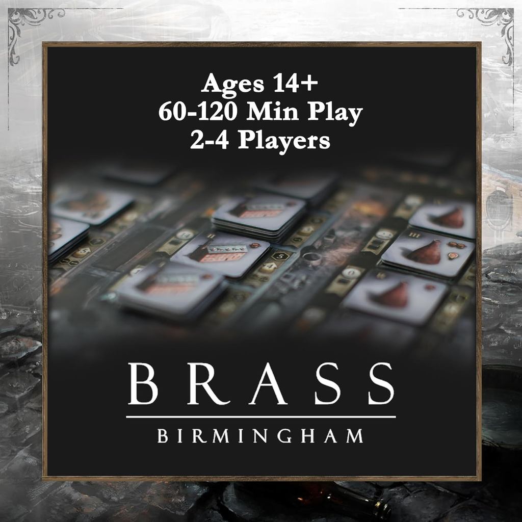 Conclave Brass Birmingham Board Game: 4 Player Strategy Game, Age 14+