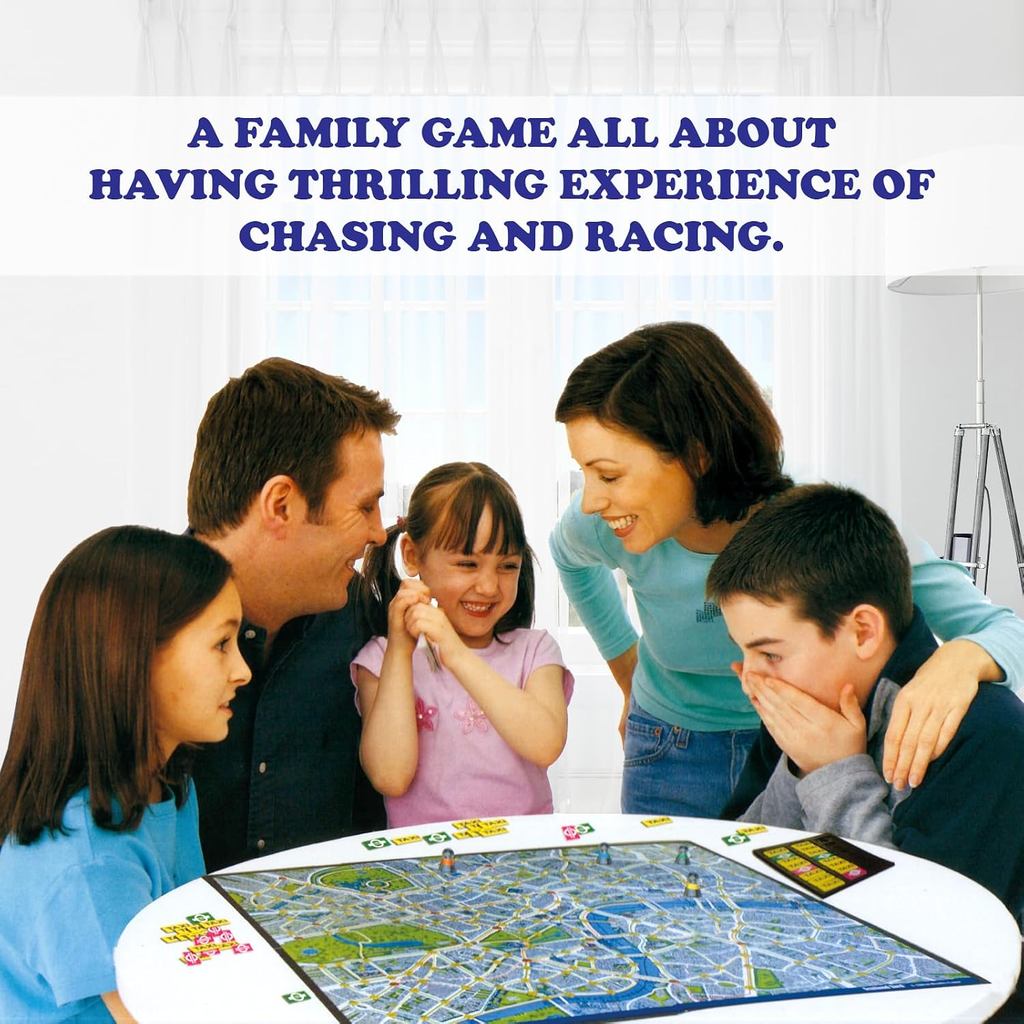 Scotland Yard Detective Board Game - Family Strategy Puzzle (3-6 Players, 10+)