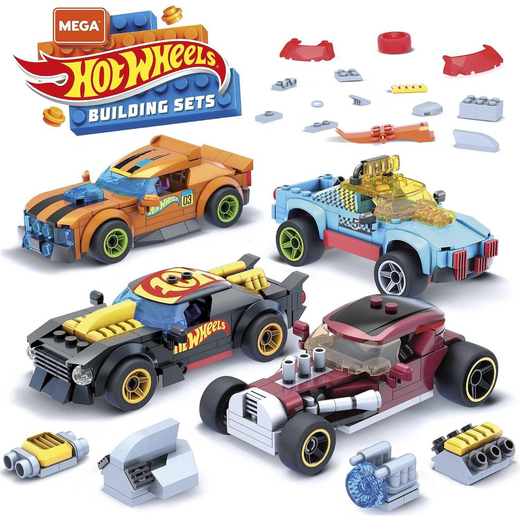 Hot Wheels Racing Car Toy Set, Building Set with 485 Pieces , for Children from 5 Years