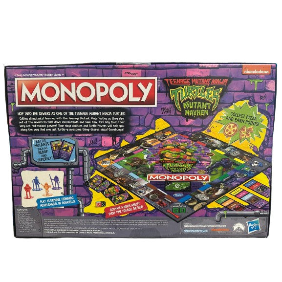 Monopoly Teenage Mutant Ninjas Turtles Mutant Mayhem Edition