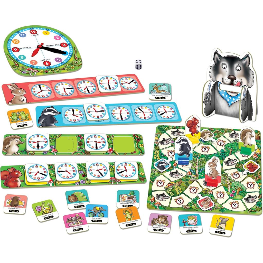 Orchard Toys What's The Time Mr. Wolf? Time-Telling Game