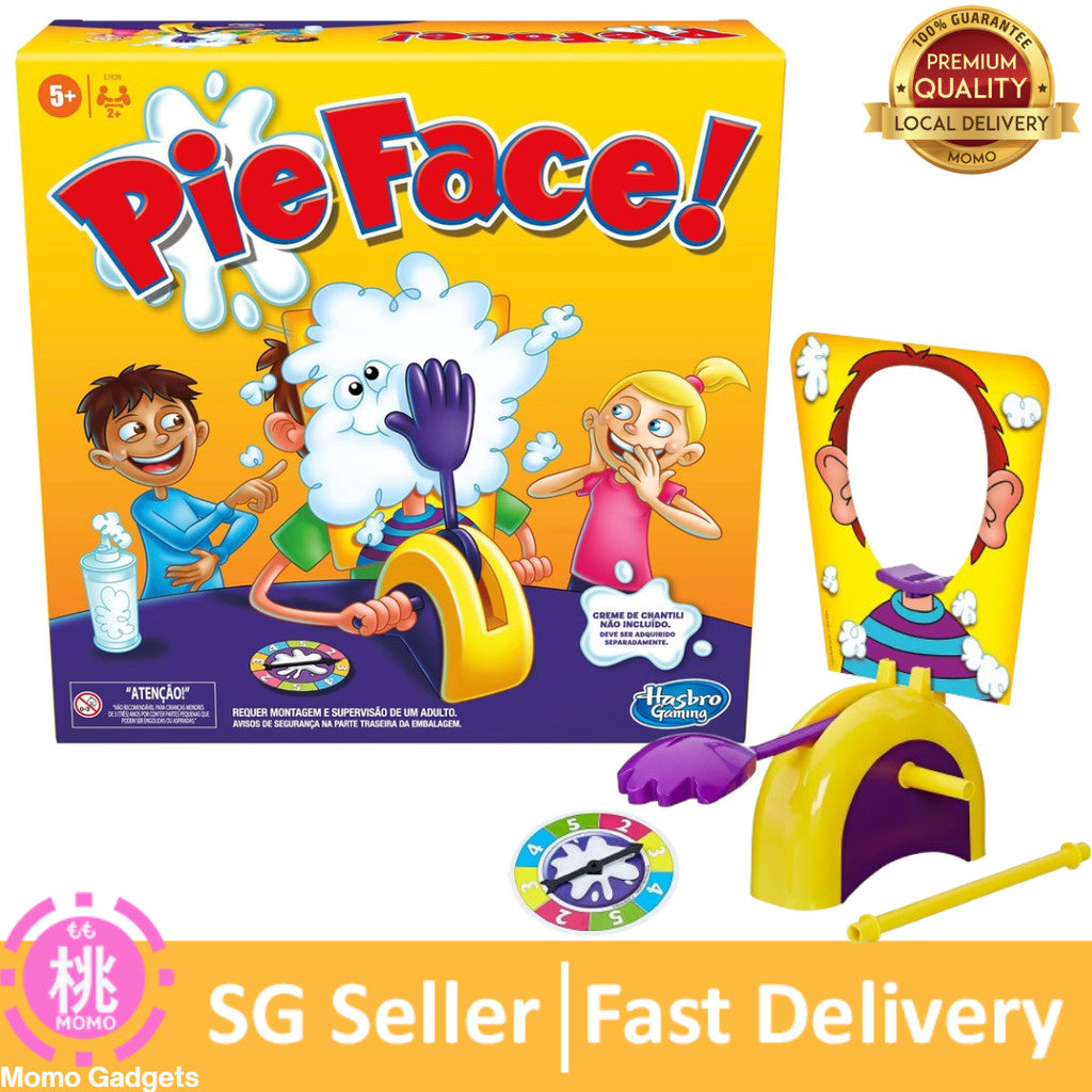 Hasbro Gaming Pie Face Game | Whipped Cream Family Board Game for Kids | Ages 5 and Up | for 2 or More Players