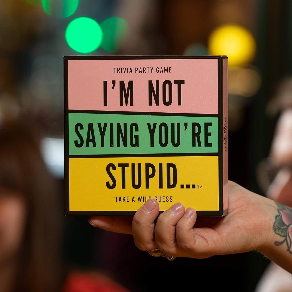 I'm Not Saying You're Stupid Trivia Party Game Players 4+ ， Age 14+