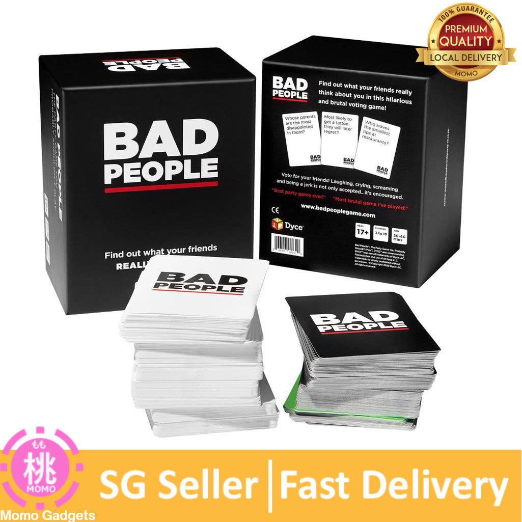 Bad People Base Game / Expansion Adult Party Game