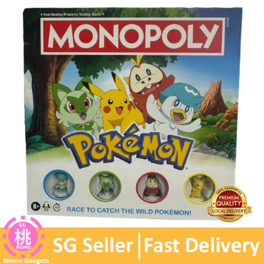 Monopoly Pokemon Edition Board Game | Ages 8 and Up | 2 to 4 Players | Kids Games for Pokémon Fans