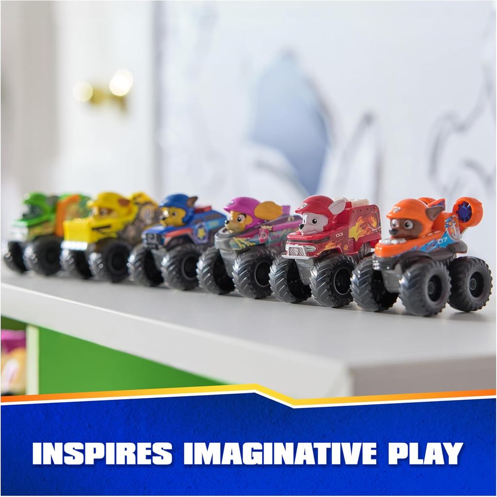 PAW Patrol Rescue Wheels 6-Piece Pup Squad Racers Vehicle Gift Set