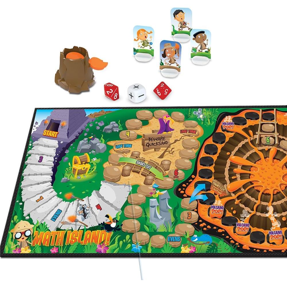 Educational Math Island Strategy Game for Kids - Family Board Game with Fast Delivery