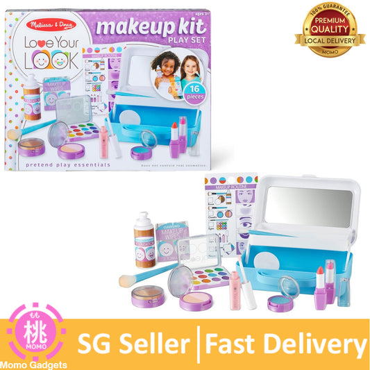 Melissa & Doug Kids Pretend Play Makeup Kit - New Fashion & Beauty Playset for Girls