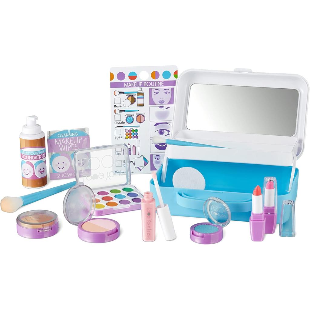 Melissa & Doug Kids Pretend Play Makeup Kit - New Fashion & Beauty Playset for Girls