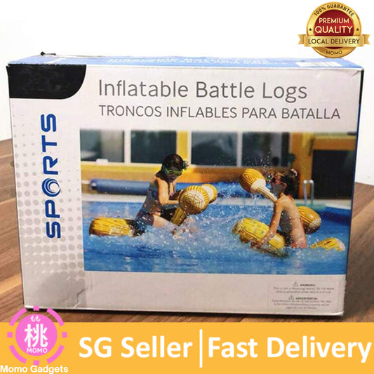RITONS 4 Pcs Set Inflatable Floating Row Toys, Adult 12 Year Above Pool Party Water Sports Games Log Rafts to Float Toys