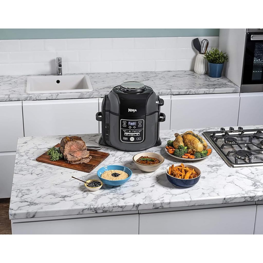 Ninja Foodi All in 1 Multi Cooker, 6L with 9 Cooking Functions, Pressure Cook, Air Fry, Slow Cook, Grill