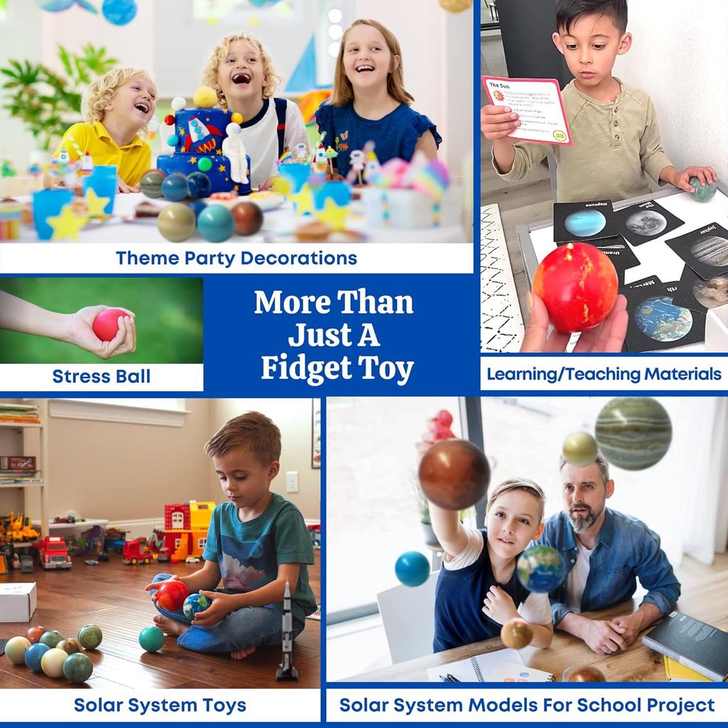 Planets for Kids Solar System Toys 3-5, Solar System for Kids, Space Toys for Kid 5-7, Science Toy Model