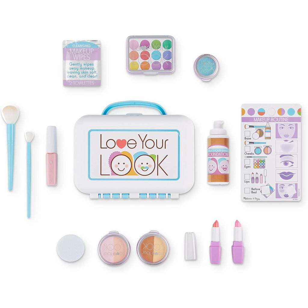 Melissa & Doug Kids Pretend Play Makeup Kit - New Fashion & Beauty Playset for Girls