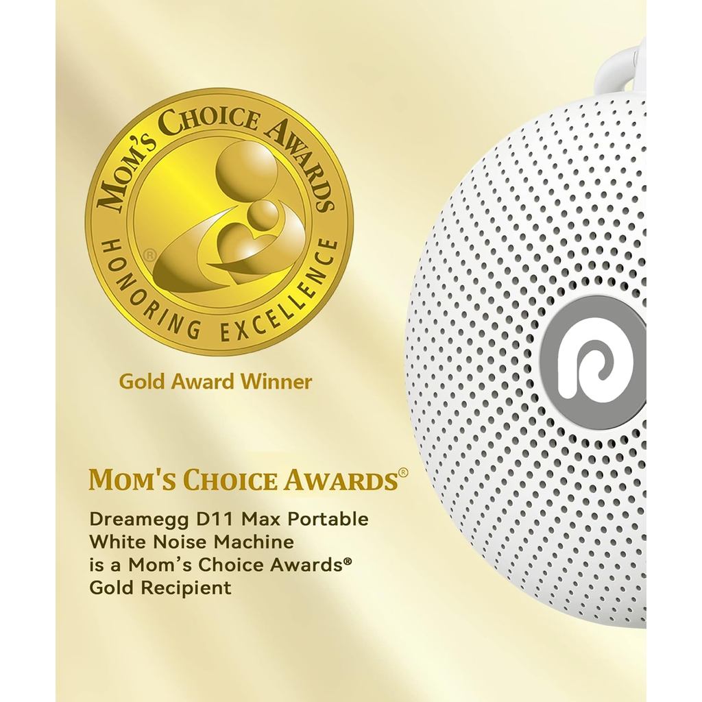 Dreamegg Portable Noise Machine for Baby Adult, Features Powerful Battery, 21 Soothing Sound, Noise Canceling