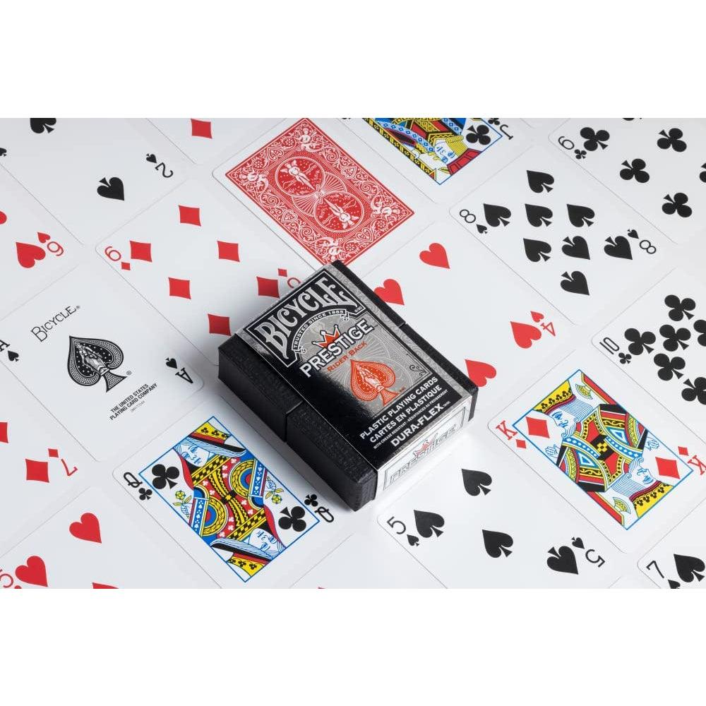 Bicycle Prestige Plastic Playing Cards Premium Poker Cards For Professionals