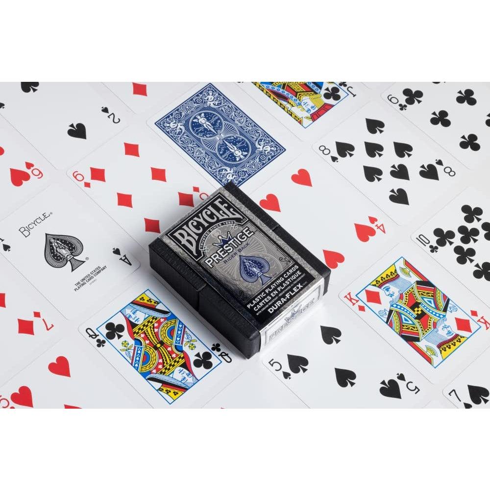 Bicycle Prestige Plastic Playing Cards Premium Poker Cards For Professionals