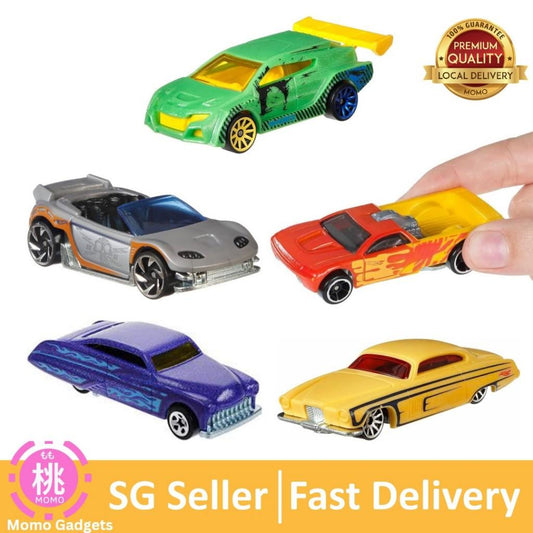 Hot Wheels Color Shifters 5 Car Pack, Color-Change Cars, Dunk Vehicle in Warm & Icy Cold Water for Repeat Transformation - Momo Gadgets