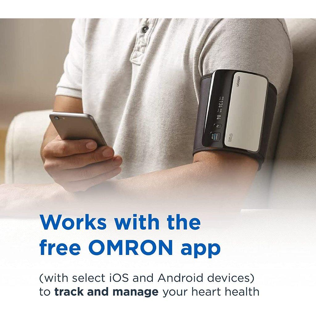 Omron EVOLV Smart Home Blood Pressure Monitor - All in one, wireless blood pressure machine with Bluetooth pairing