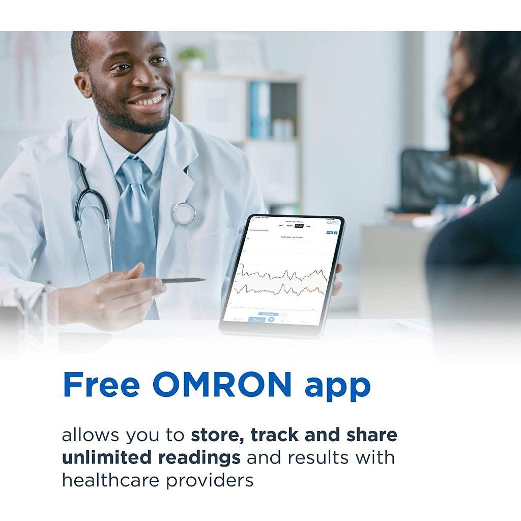 Omron EVOLV Smart Home Blood Pressure Monitor - All in one, wireless blood pressure machine with Bluetooth pairing