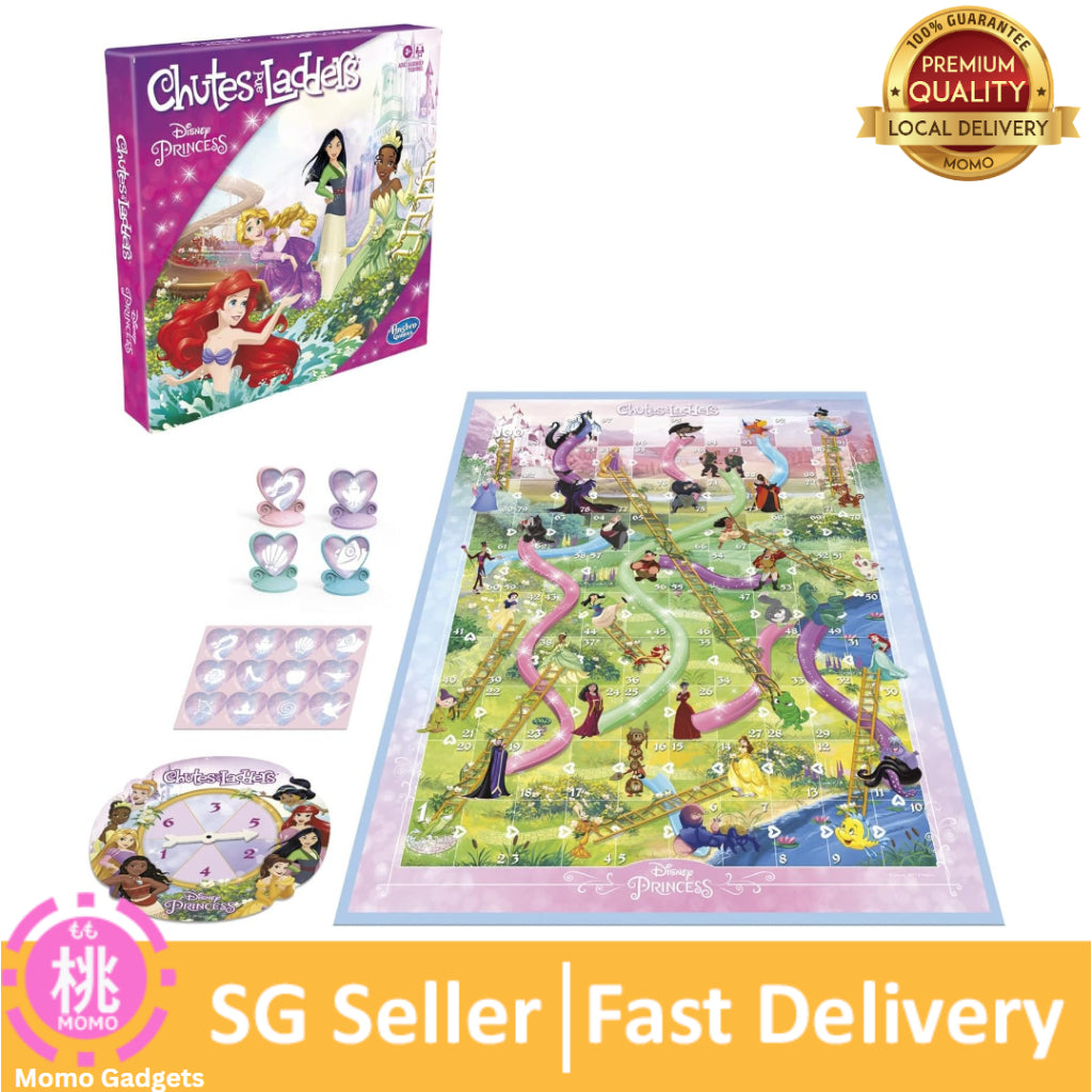 Hasbro Gaming Marvel SpiderMan/Cocomelon/Peppa Pig/Disney Princess Chutes and Ladders Game