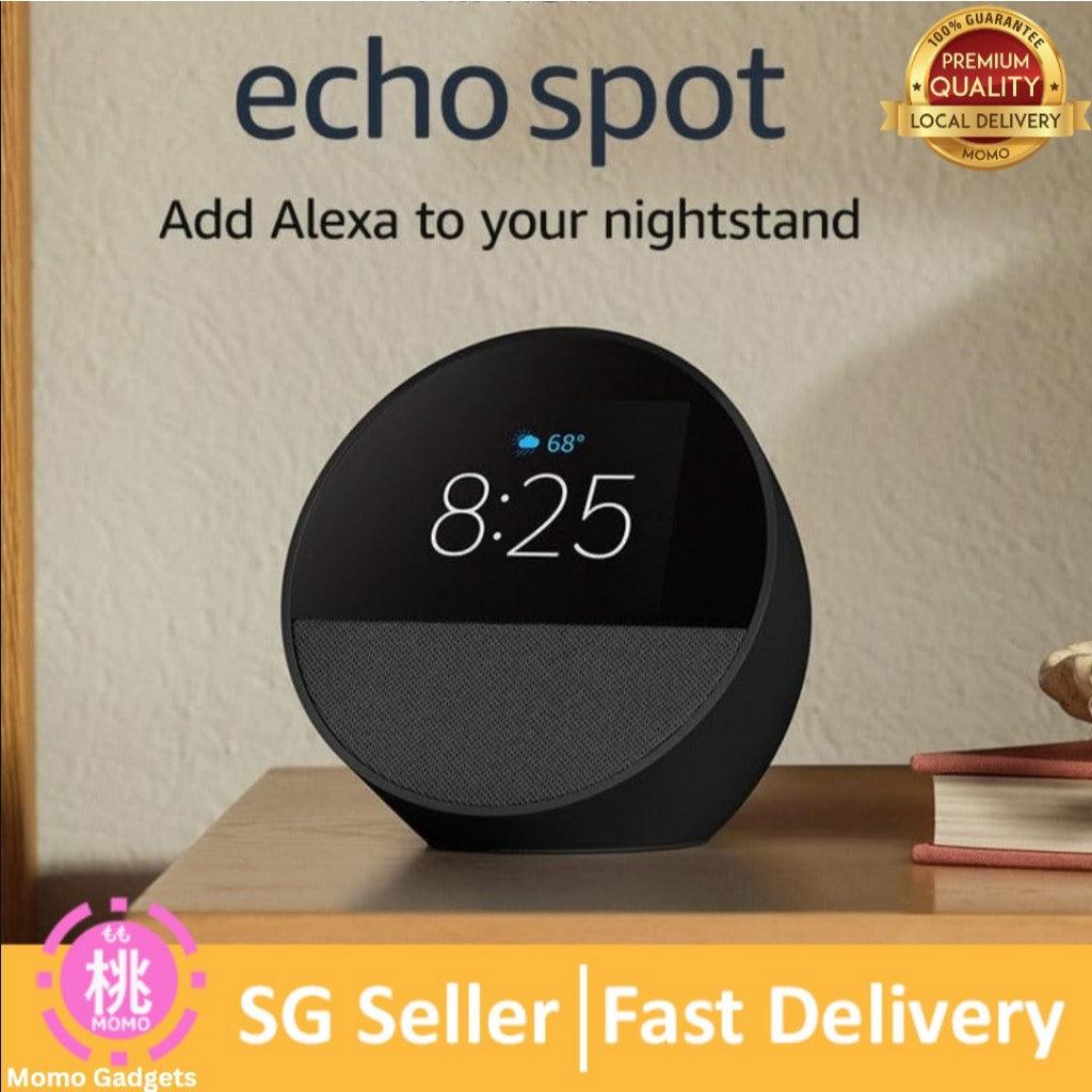 All-new Amazon Echo Spot , Smart alarm clock with vibrant sound + Alexa