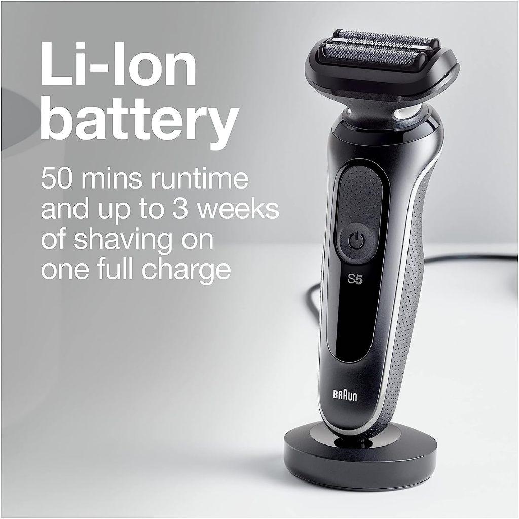 Braun Electric Razor for Men, Waterproof Foil Shaver, Series 5 5050cs, Wet&Dry Shave,with Beard Trimmer and Body Groomer