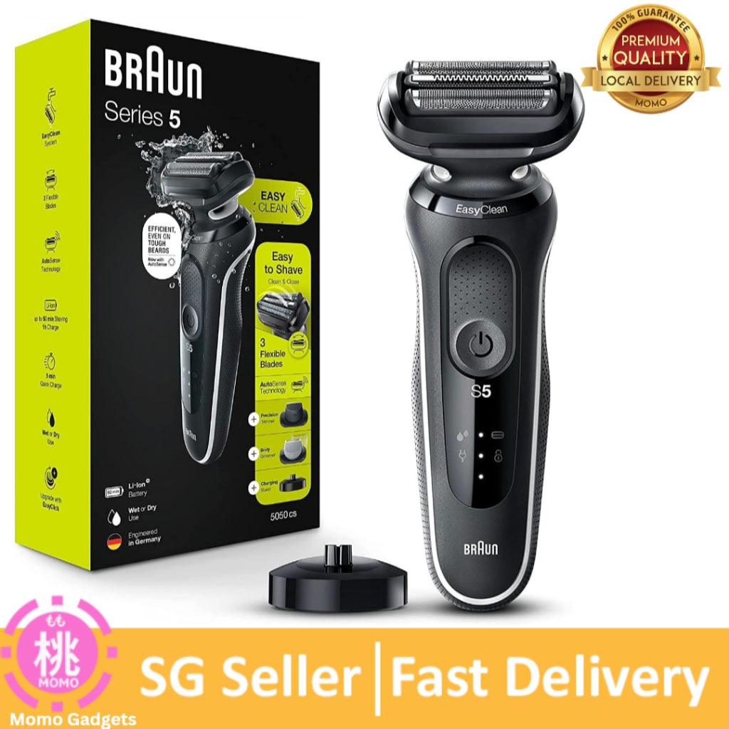 Braun Electric Razor for Men, Waterproof Foil Shaver, Series 5 5050cs, Wet&Dry Shave,with Beard Trimmer and Body Groomer