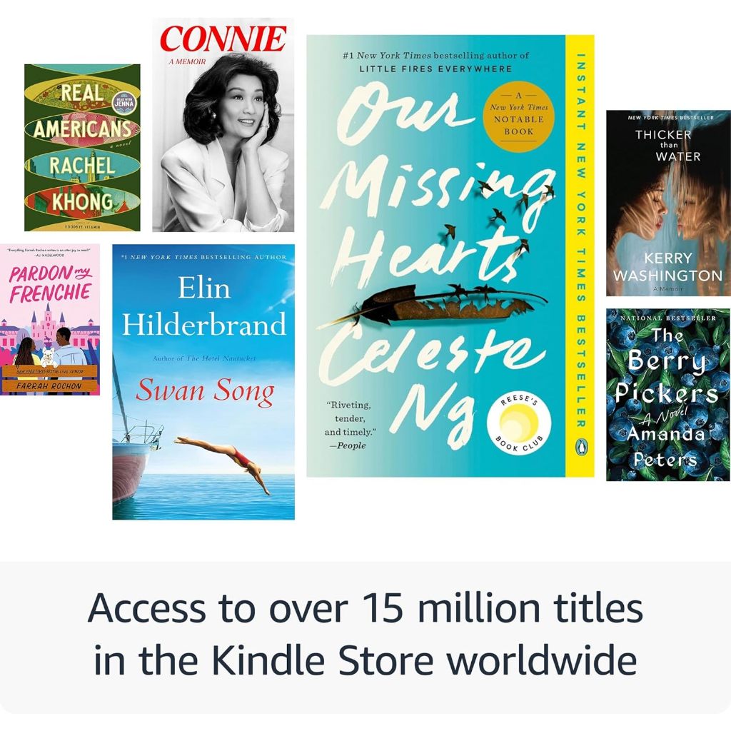 KINDLE Paperwhite 6 12th Gen 2024 (16 GB) – Our fastest Kindle ever, with new 7" glare-free display and weeks of battery