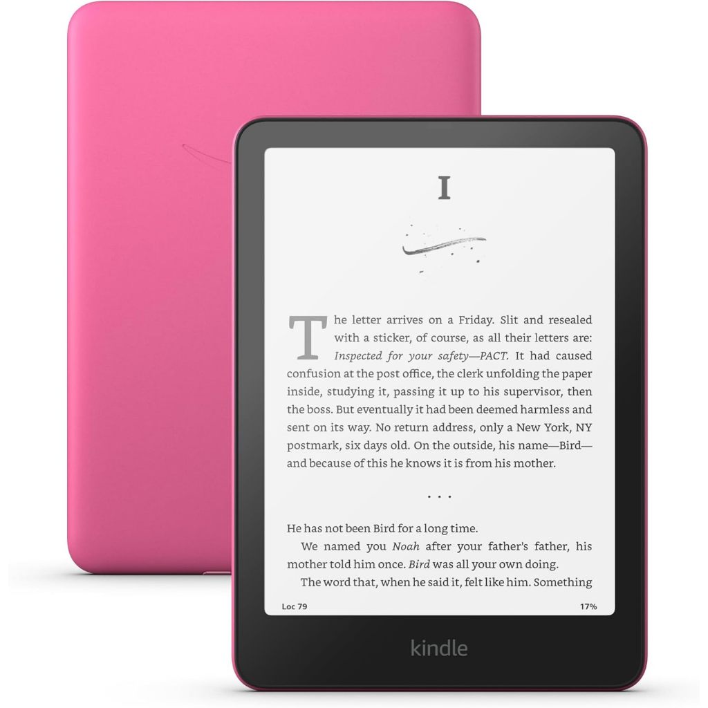 KINDLE Paperwhite 6 12th Gen 2024 (16 GB) – Our fastest Kindle ever, with new 7" glare-free display and weeks of battery