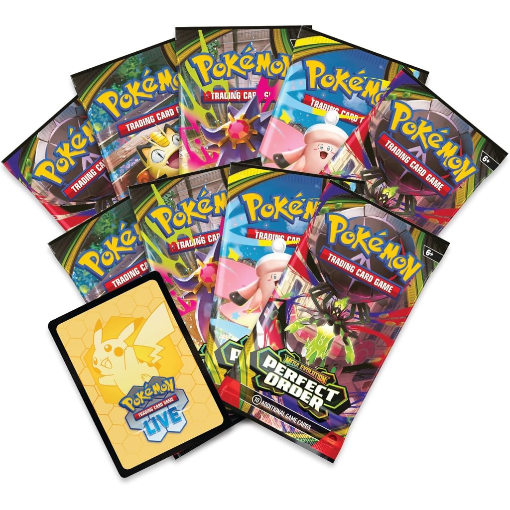 POKEMON TCG: Perfect Order ETB Pokemon TCG Mega Evolutions Elite Trainer Box