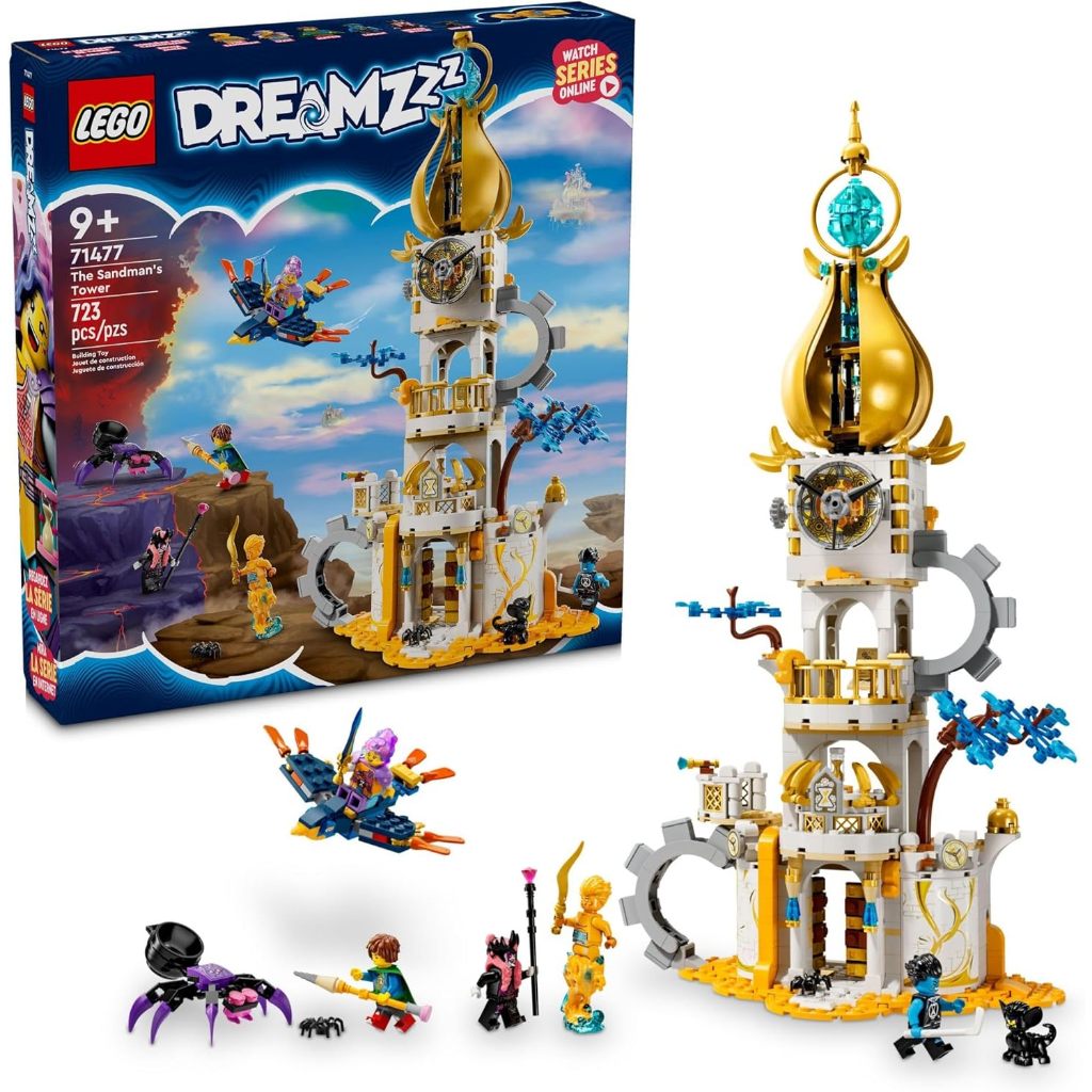 LEGO DREAMZzz The Sandman’s Tower, Kids’ Castle Toy Playset - Aged 9 and Up, 71477