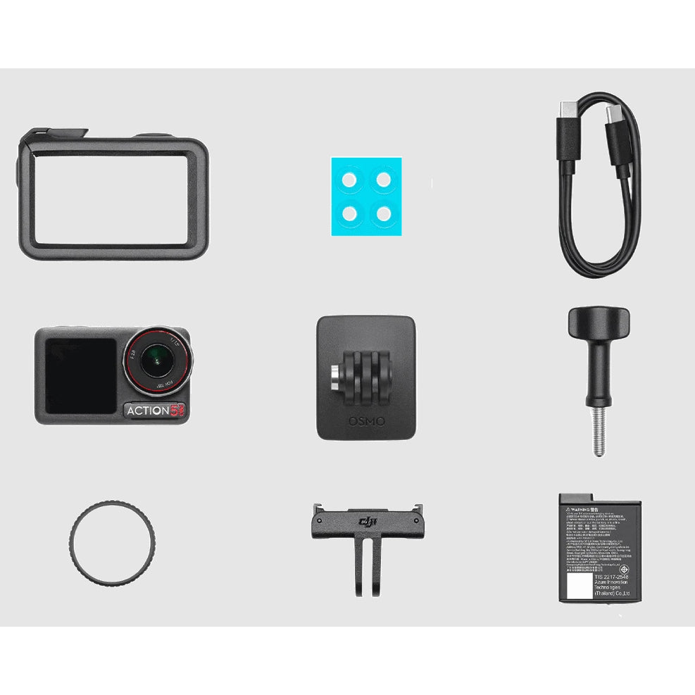 DJI Osmo Action 6 - Brand New 1/1.1-Inch CMOS | 32x Slow Motion | Gesture Control | 50GB Built-in Storage