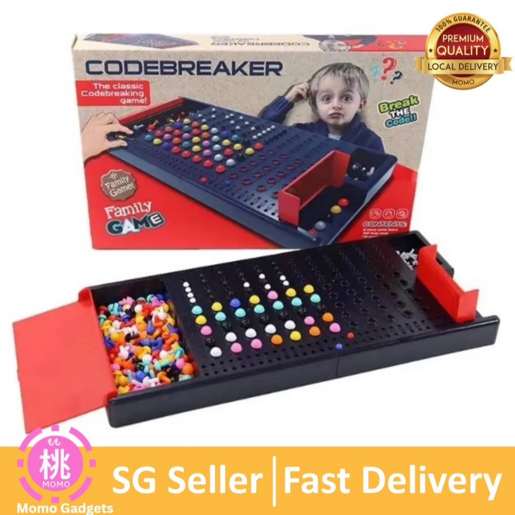 Secret Code Board Game Funny Strategy Multiplayer Interactive Mastermind Game : The Strategy Game of Codemaker vs. Codeb