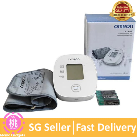 OMRON Basic Automatic Upper Arm Blood Pressure Monitor, Clinically validated BP Monitor for Home use