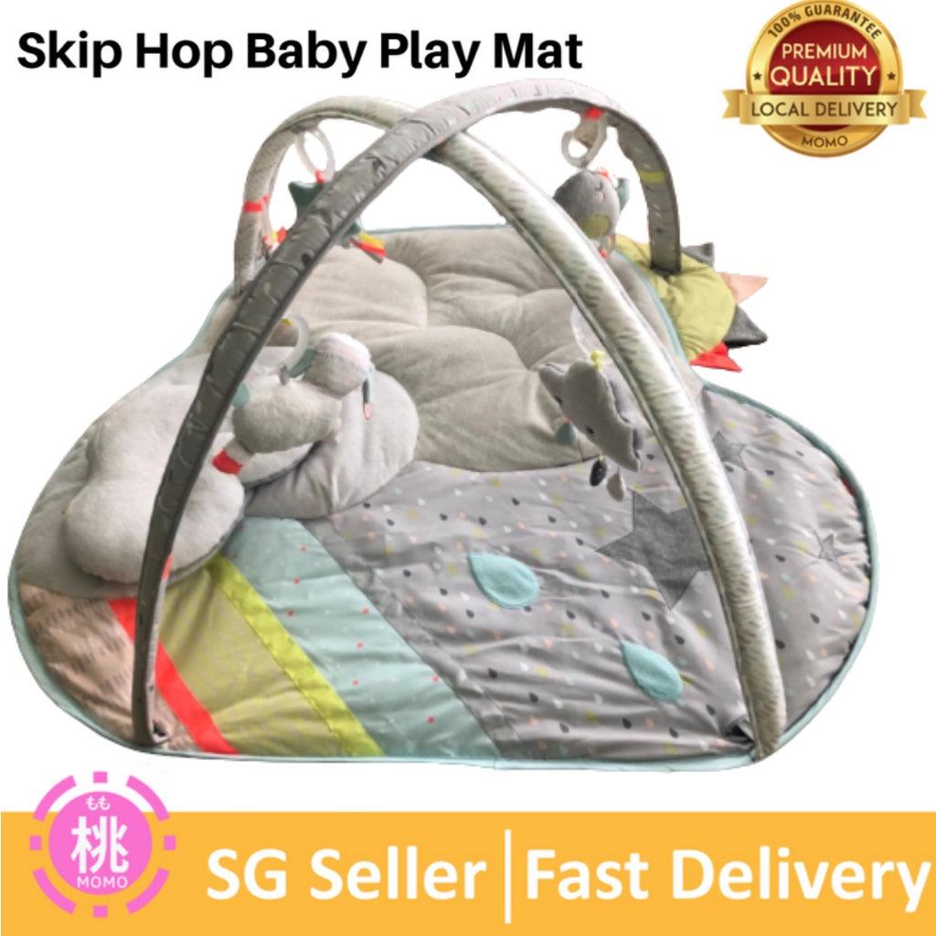 Skip Hop Silver Lining Cloud Baby Play Mat and Infant Activity Gym - Momo Gadgets