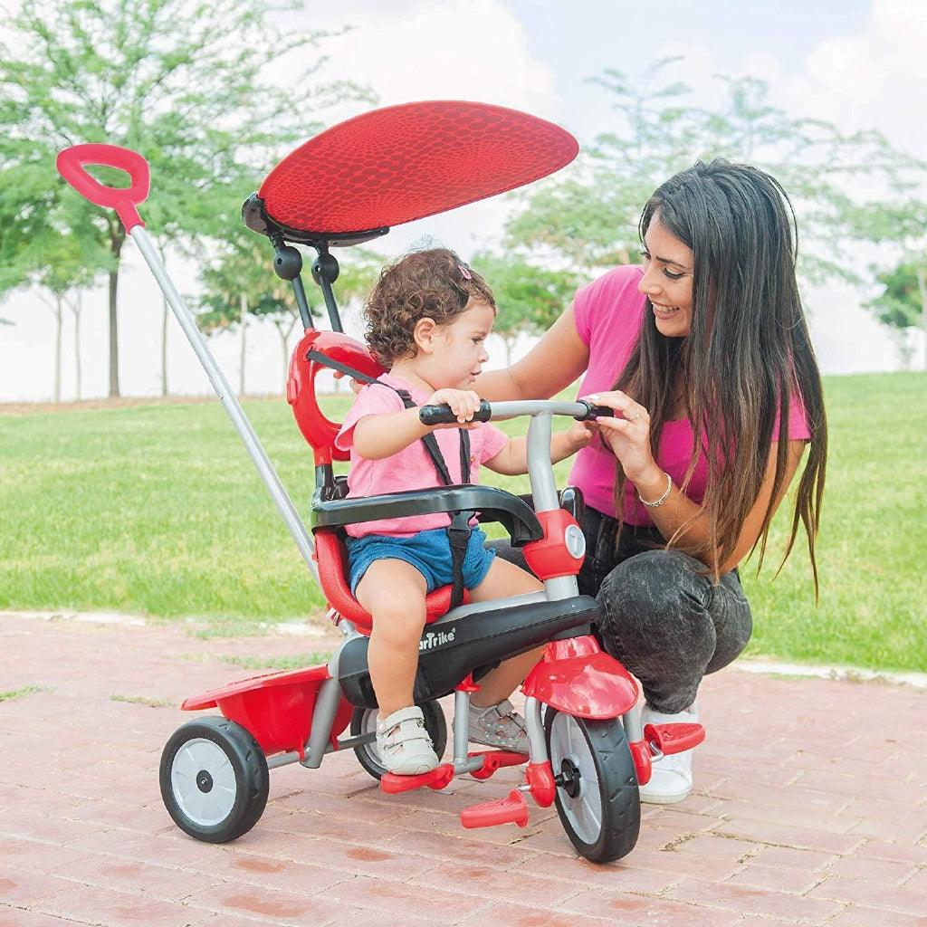 smarTrike Zoom 4 in 1 baby tricycle for toddler kid children walker - Momo Gadgets