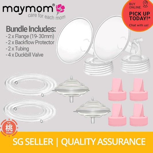 Spectra Maymom Flange Set Compatible with Spectra S2 Spectra S1 Spectra 9 Plus Breastpump - Momo Gadgets