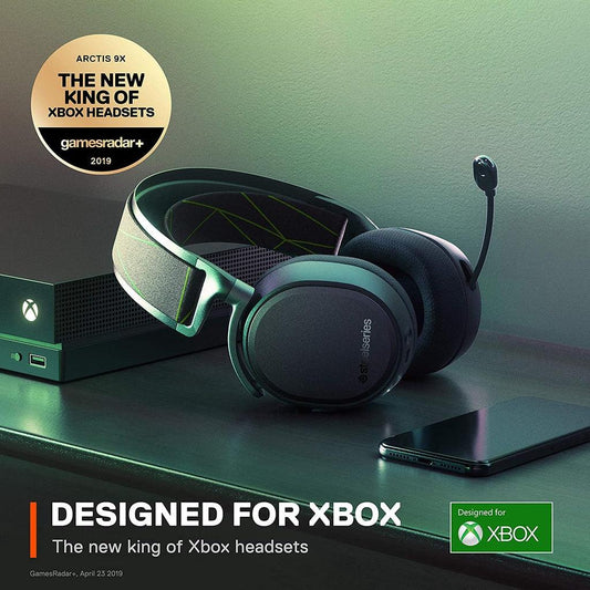 SteelSeries Arctis 9X Wireless Gaming Headset – Integrated Xbox Wireless + Bluetooth – for Xbox One and Series X - Momo Gadgets