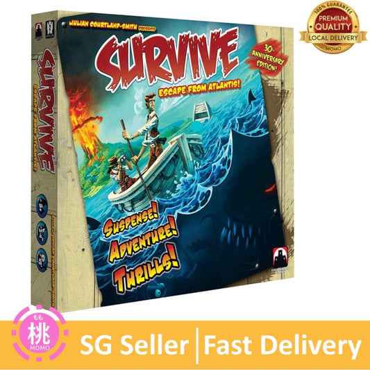 Survive Escape From Atlantis 30th Anniversary Edition, for 8 yr and up - Momo Gadgets