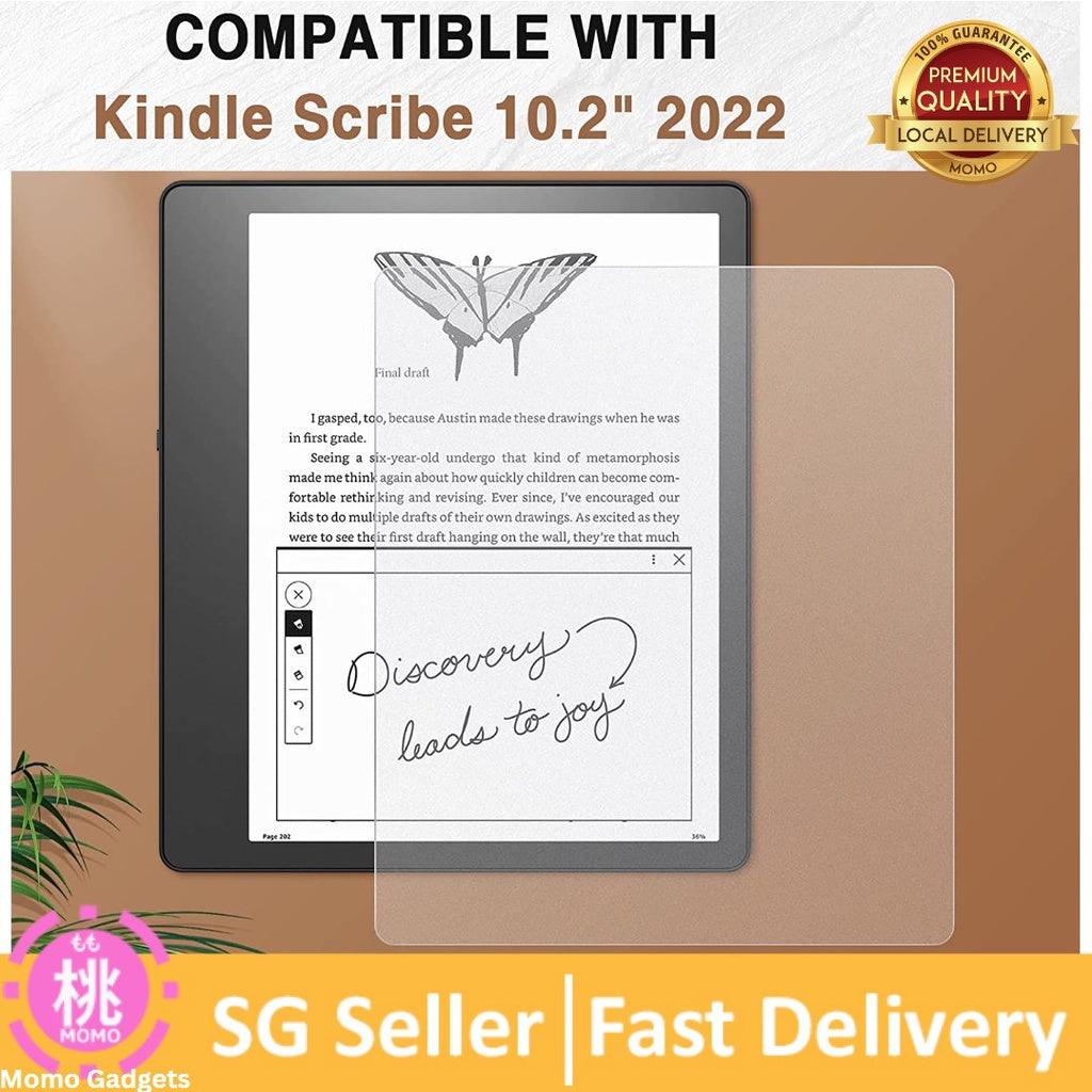 Tempered Glass for Kindle Scribe 2022 Anti-Scratch Feature Makes Writing Same Like on Paper PET Film - Momo Gadgets