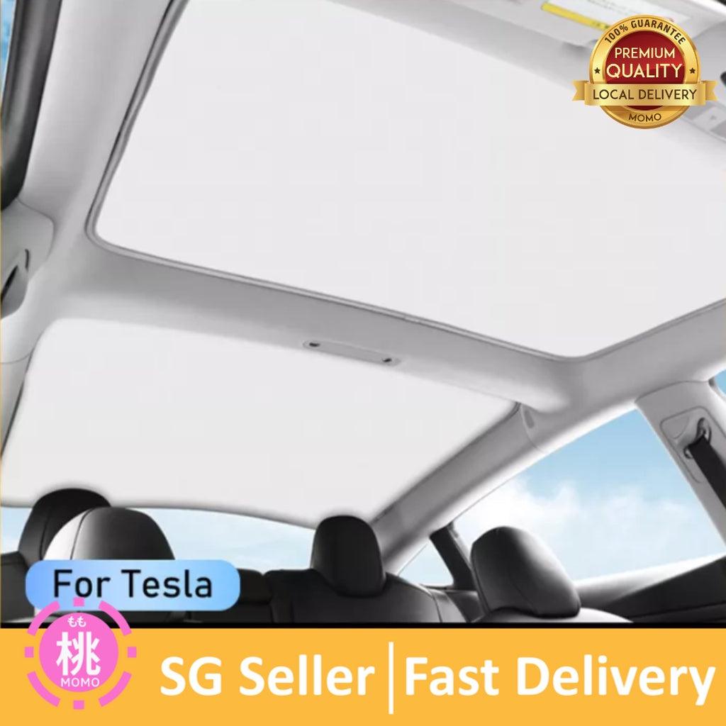 Tesla Model 3/Highland or Model Y 2022/2023/2024 compatible model 3 highland Sunshade Front & Rear Glass Roof Sun roof - Momo Gadgets