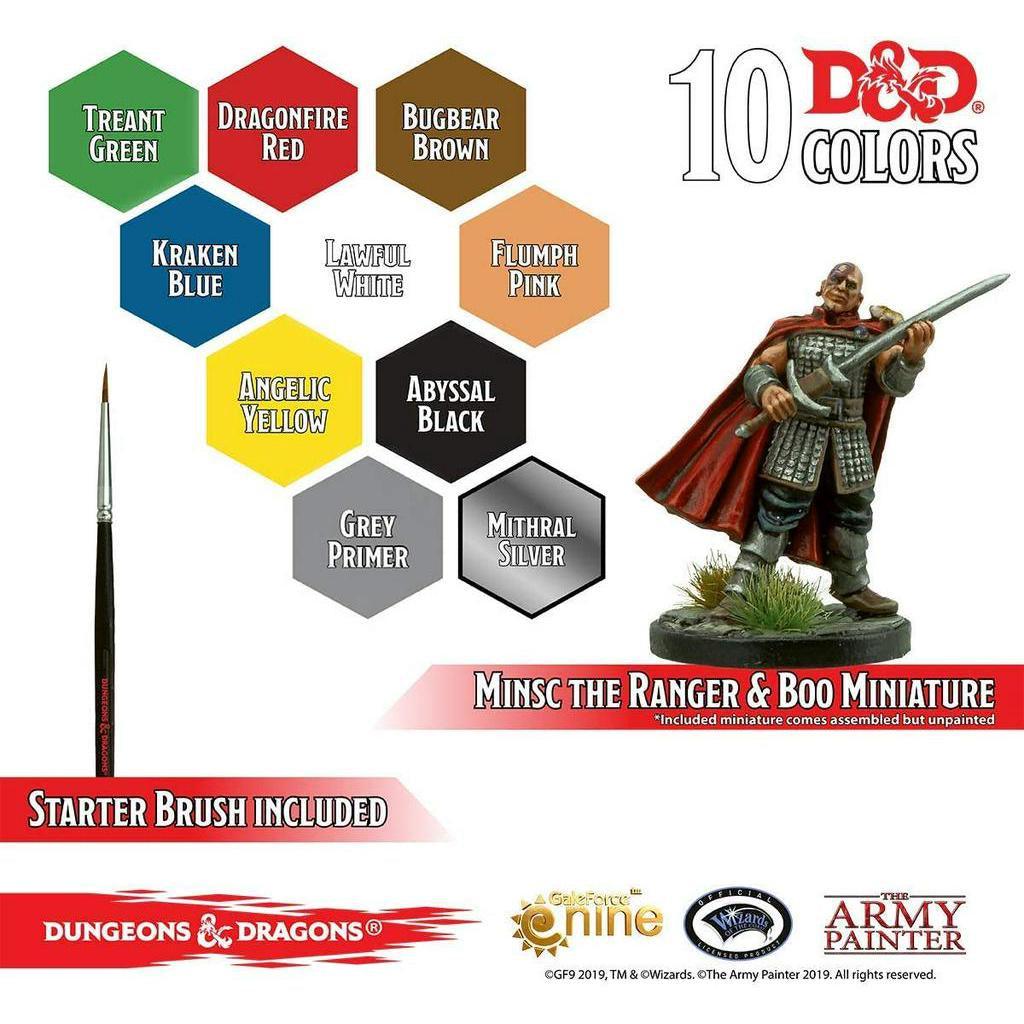 The Army Painter Dungeons and Dragons Official Paint Line Adventurer's / UnderDark Paint Set - Momo Gadgets