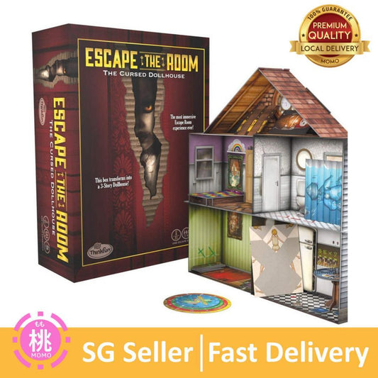 Think Fun ThinkFun Escape The Room The Cursed Dollhouse – Ages 13 and Up (7353) - Momo Gadgets