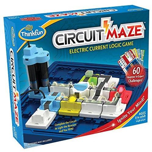 ThinkFun Circuit Maze Electric Current Brain Game and STEM Toy for Boys and Girls, Age 8 and Up - Momo Gadgets