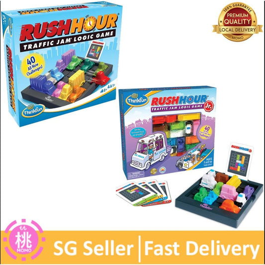 ThinkFun Rush Hour Traffic Jam Brain Game and STEM Toy for Boys and Girls - Momo Gadgets