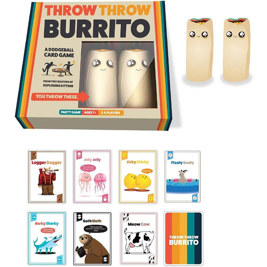 Throw Throw Burrito by Exploding Kittens ( Original / Avocado ) - Momo Gadgets